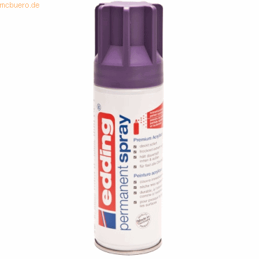 Edding Acryl-Farblack Permanentspray lila seidenmatt