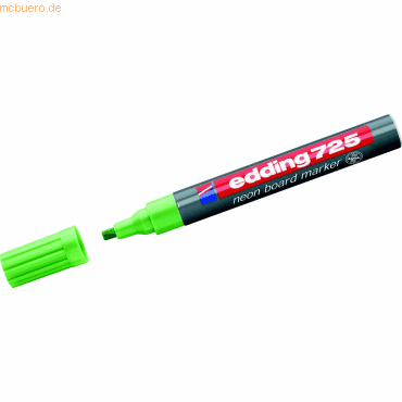 Edding Neon-Boardmarker edding 725 neongrn Keilspitze