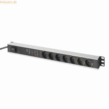 ASSMANN DIGITUS Professional 7-fach Steckdosenleiste Aluminiumprofil