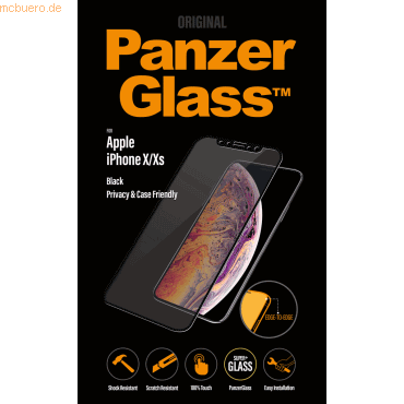 Panzerglass PanzerGlass Privacy -Edge-to Edge- CF iPhone X/Xs, Black