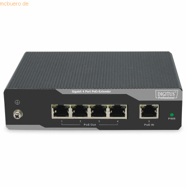 Assmann DIGITUS Gigabit 4 -Port PoE+ Repeater