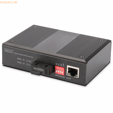 ASSMANN DIGITUS Industrieller Gigabit Medien Konverter RJ45, SC 0,5km