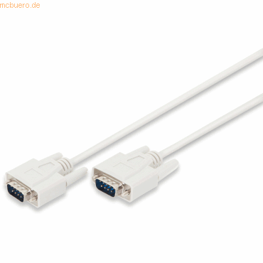 ASSMANN DIGITUS Datatransfer Anschlusskabel, D-Sub9 St/St 2.0m seriell