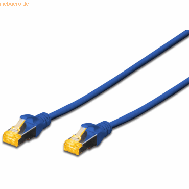 ASSMANN DIGITUS Professional CAT 6A S-FTP Patchkabel, Cu, 1 m, Blau
