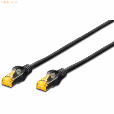 ASSMANN DIGITUS Professional CAT 6A S-FTP Patchkabel, Cu, 2 m, Schwarz