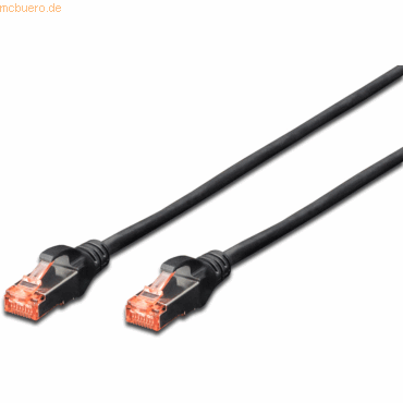 ASSMANN DIGITUS Professional CAT 6 S-FTP Patchkabel, Cu, 2 m, Schwarz