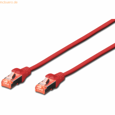 ASSMANN DIGITUS Professional CAT 6 S-FTP Patchkabel, Cu, 10 m, Rot