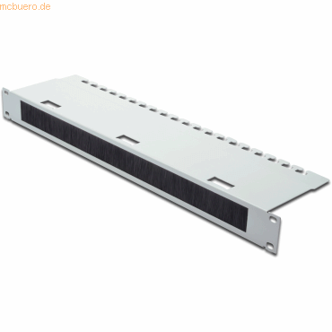 ASSMANN DIGITUS 1HE Kabelrangierpanel, Brstenleiste, Grau