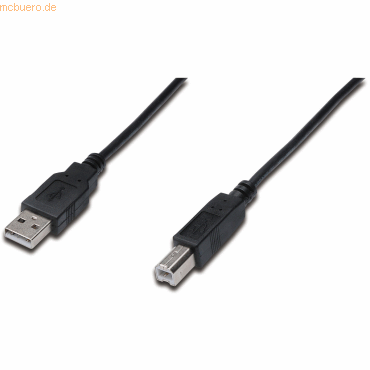 ASSMANN ASSMANN USB 2.0 Kabel Typ A-B 1.0m schwarz
