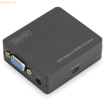 ASSMANN DIGITUS Video Konverter VGA/Audio auf HDMI Videoauflösung