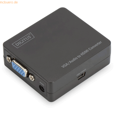 ASSMANN DIGITUS Video Konverter VGA/Audio auf HDMI Videoaufl�sung