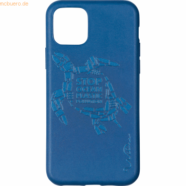 Fashiontekk AB Wilma Eco-case Schildkroete für iPhone 11 Pro, blau