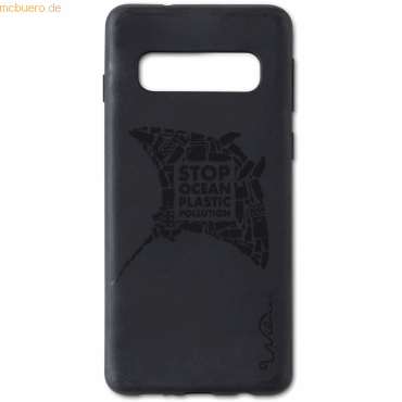 Fashiontekk AB Wilma Eco-case Rochen für Samsung Galaxy S10 Plus, schw