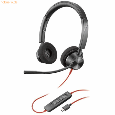 Plantronics Plantronics Headset Blackwire C3320 binaural USB-C