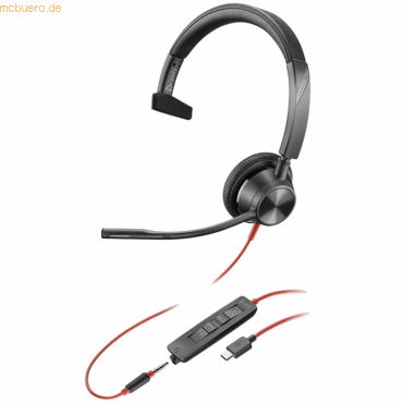 Plantronics Plantronics Headset Blackwire C3315 monaural USB-C