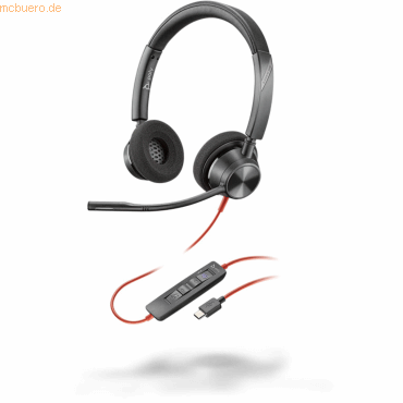 Plantronics Plantronics Headset Blackwire C3320-M binaural USB-C