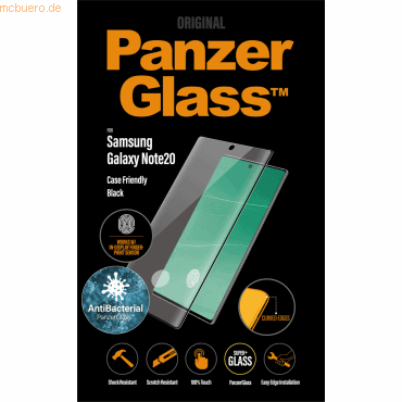 PanzerGlass Samsung Galaxy Note 20 FP CF, Antibakteriell b