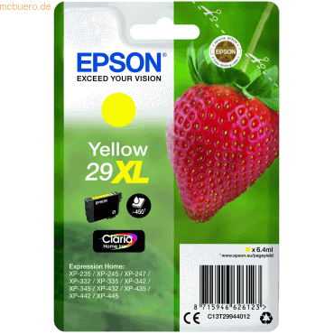 Epson Tintenpatrone Epson T2994 gelb