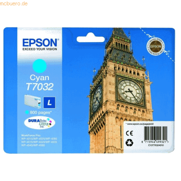 Epson Tintenpatrone Epson T70324010 cyan