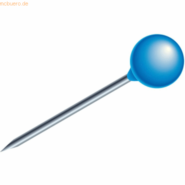 Exacompta Rundkopfnadeln 4mm hellblau VE=100 Stck