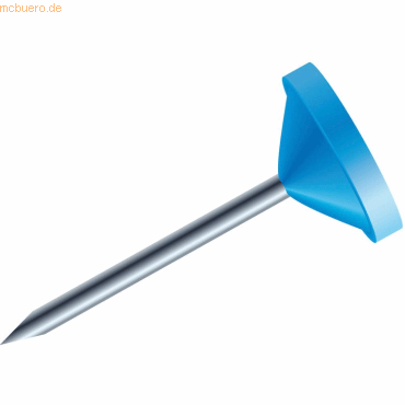 Exacompta Flachkopfnadeln 5mm VE=100 Stck hellblau