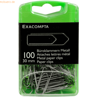 10 x Exacompta Broklammern 30mm verzinkt VE=100 Stck