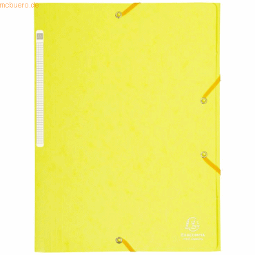 Exacompta Eckspannmappe Nature Future A4 425g/qm zitrusgelb