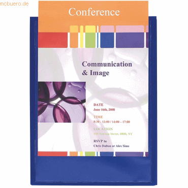 Exacompta Prsentationsmappe Krea Cover A4 blau