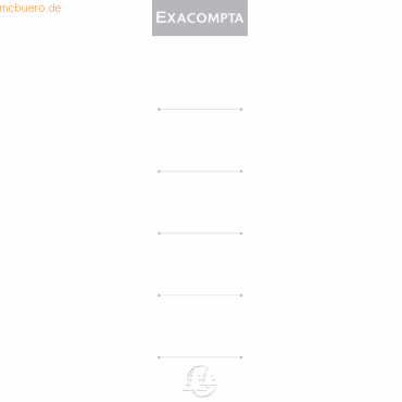 Exacompta Ordnerrckenschilder 50mm selbstklebend VE=10 Stck