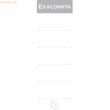 Exacompta Einsteckrckenschilder 80mm VE=10 Stck