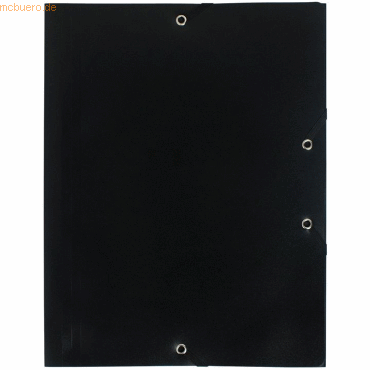 30 x Exacompta Eckspannmappe A4 PP 400my schwarz