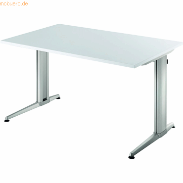 mcbuero.de Schreibtisch 1200x800mm Wei