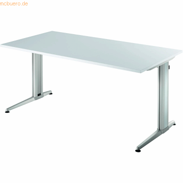 mcbuero.de Schreibtisch 1600x800mm Wei