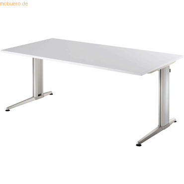 mcbuero.de Schreibtisch 1800x800mm Wei