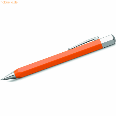 Faber Castell Drehbleistift Ondoro Edelharz orange 0,7mm B im Geschenk