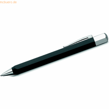 Faber Castell Drehkugelschreiber Ondoro Edelharz 0,5mm graphitschwarz