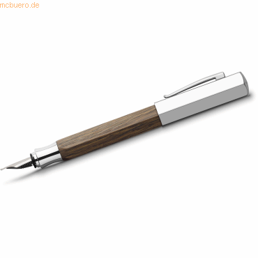 Faber Castell F�llfederhalter Ondoro R�uchereiche F braun im Etui