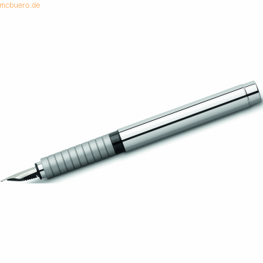 Faber Castell Fllfederhalter Basic Metall glnzend F