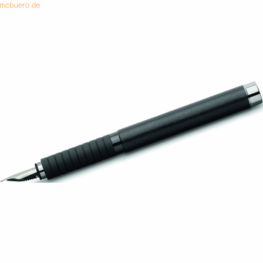 Faber Castell Fllhalter Basic Black Leder M