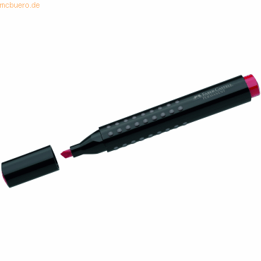 10 x Faber Castell Permanentmarker Grip 1503 Keil nachfllbar 1-3 rot