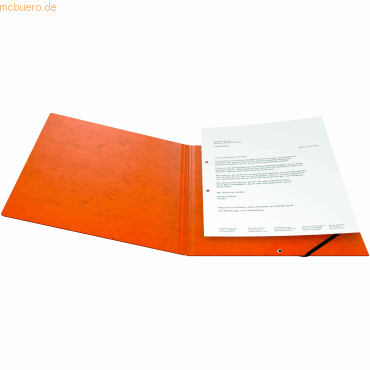 Falken Eckspanner A4 Colorspan-Karton 355g/qm orange