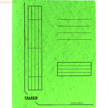 25 x Falken Spiralhefter A4 Colorspan-Karton 355g/qm kaufm. Heftung he