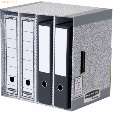 5 x Bankers Box Schreibtisch Organizer System 4 Fcher BxHxT 40x40x29c