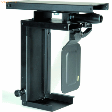 FKV Mini-PC-Halter ausziehbar und drehbar Schwarz
