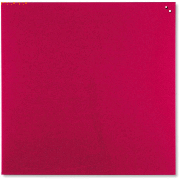 Franken Glasmagnettafel 45x45cm rot