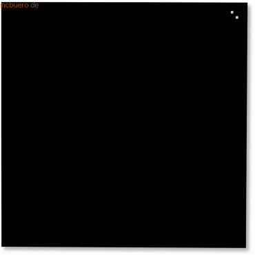Franken Glasmagnettafel 45x45cm schwarz