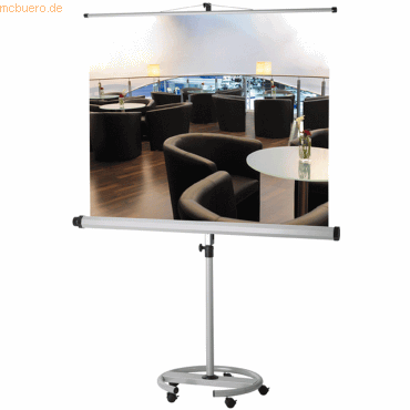 Franken Stativ-Leinwand Pro Mobil 200x200cm Bildformat 1:1 manuell