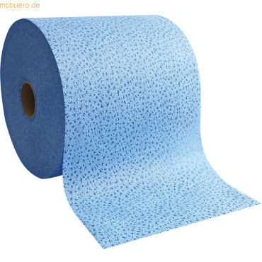 HygoClean Industrie-Reinigungstuch PP Strong auf Rolle 32x36cm blau