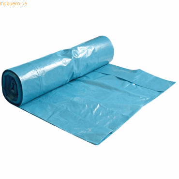 8 x Hygostar LDPE-Abfallsack 120l 40my Rolle VE=25 Stück blau