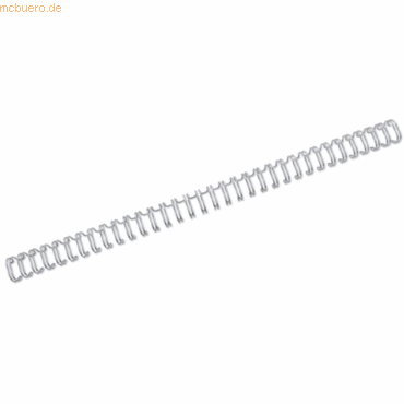 Drahtbinderücken WireBind A4 Nr. 5 8mm VE=250 Stück silber